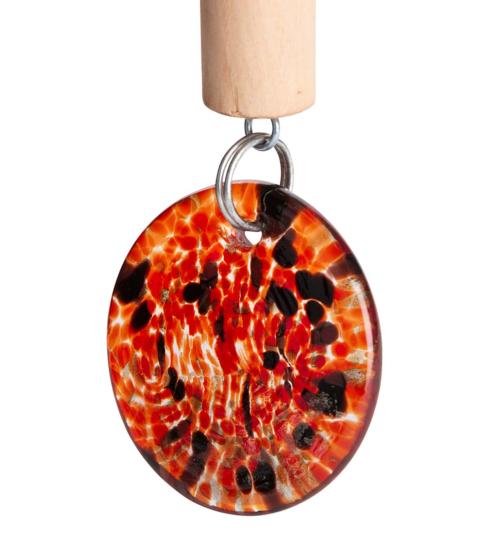 Solar Art Glass Bell Chime