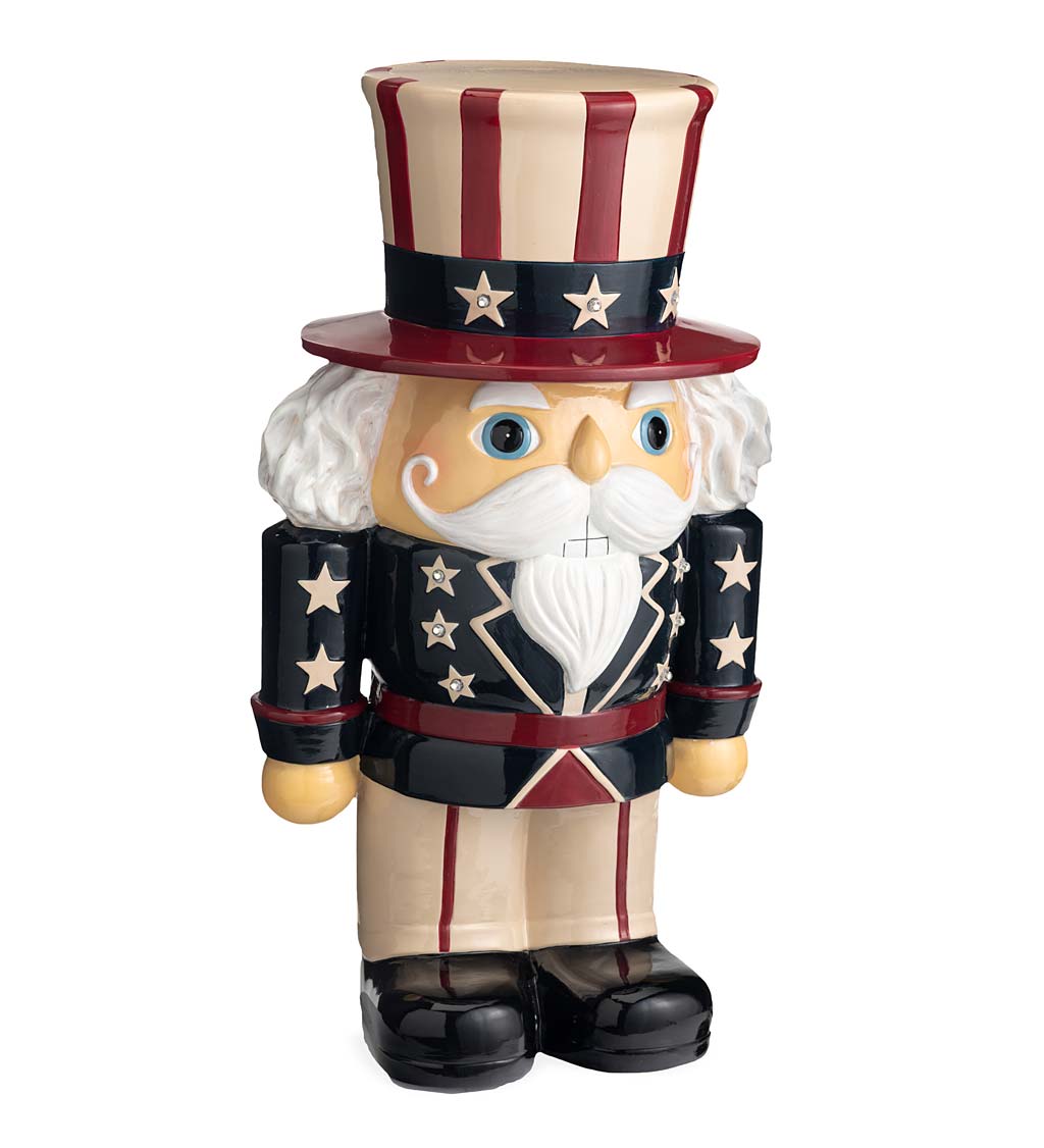Indoor/Outdoor Lighted Uncle Sam Shorty Statue