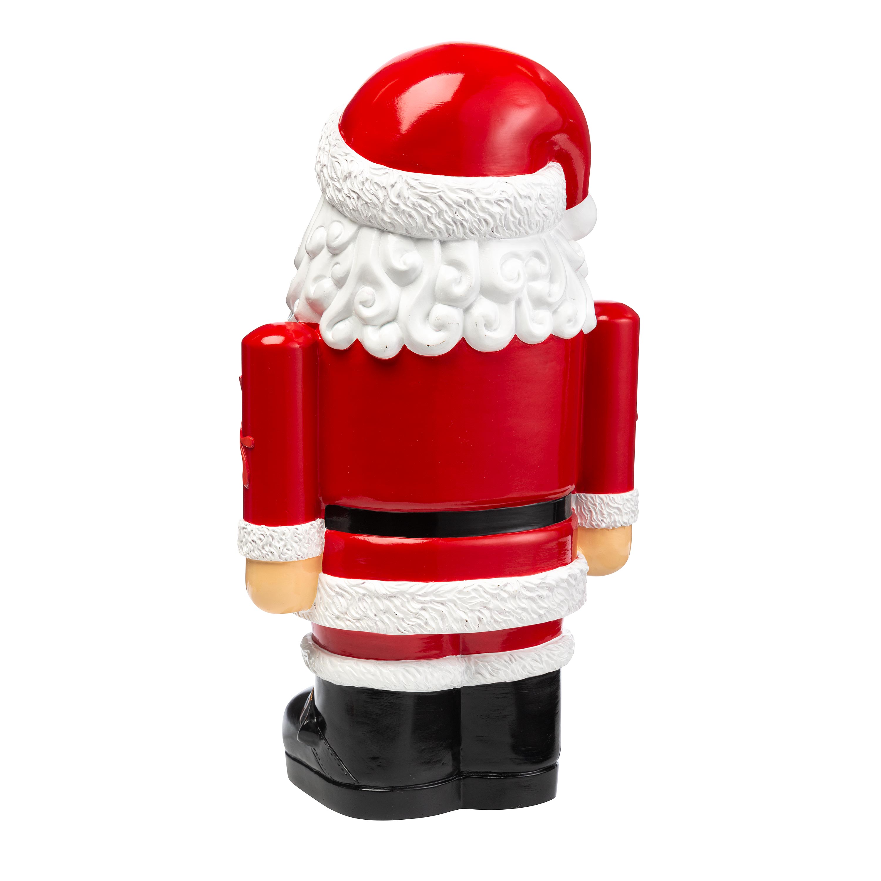 Indoor/Outdoor Lighted Santa Claus Shorty Statue