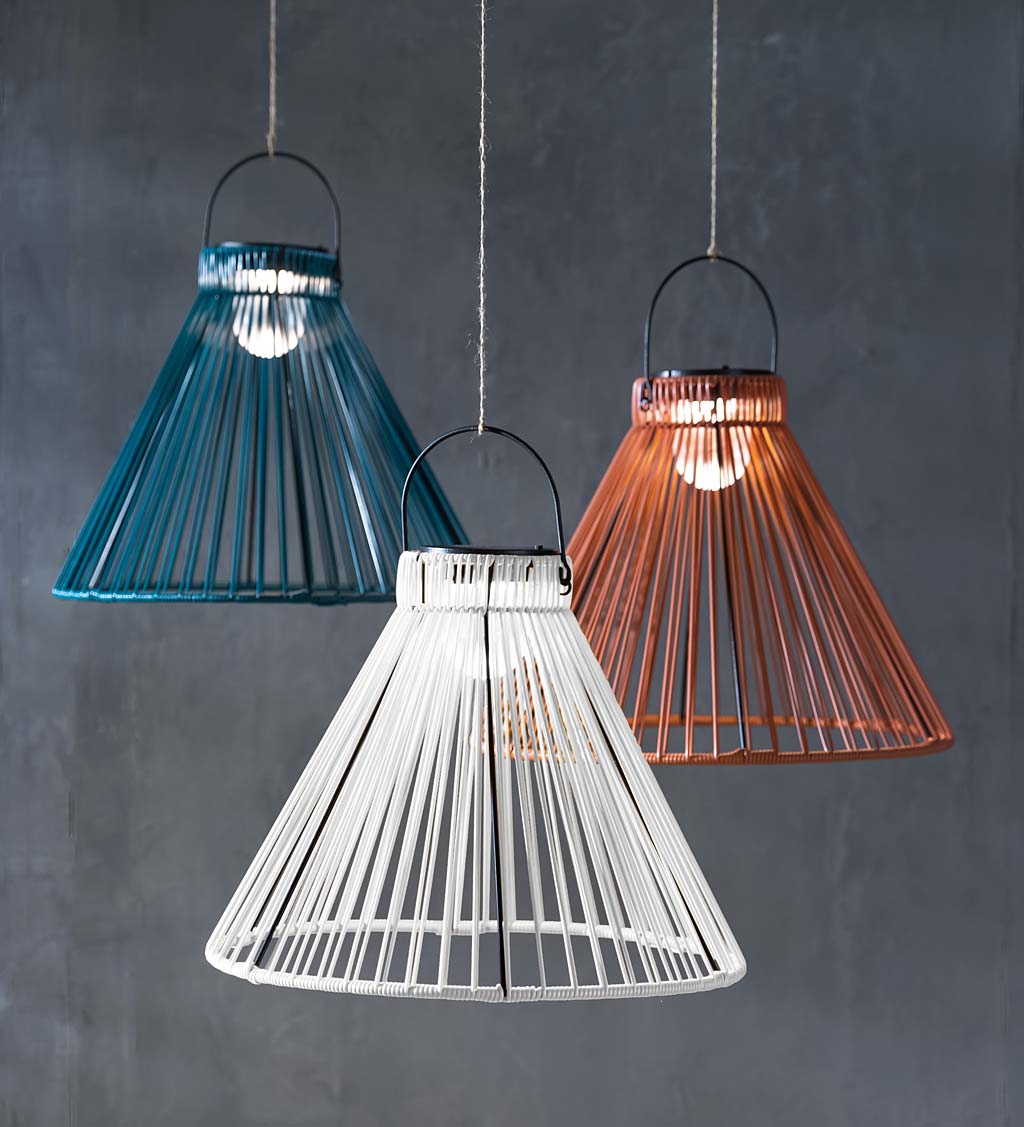 Large Solar Hanging Pendant Light