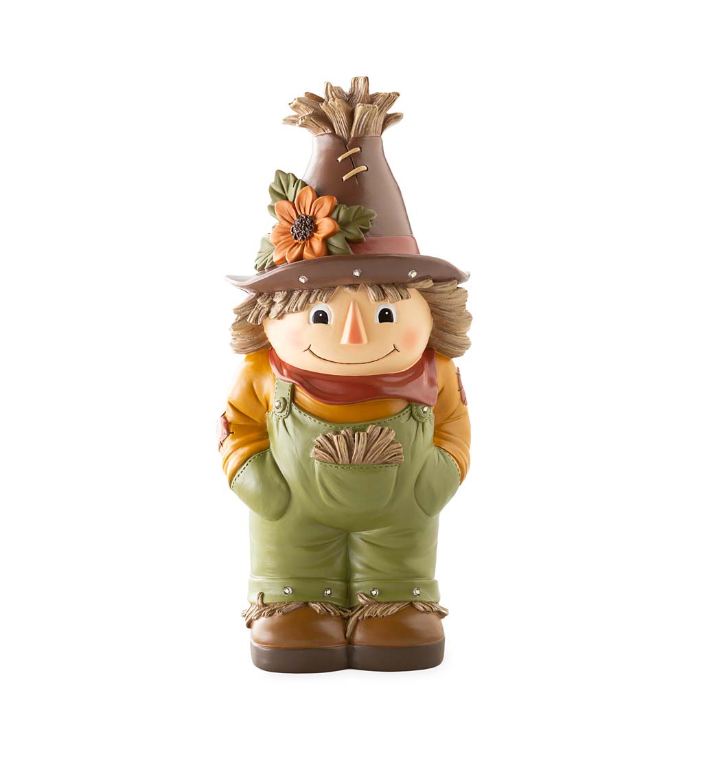 Indoor/Outdoor Lighted Scarecrow Shorty Statue