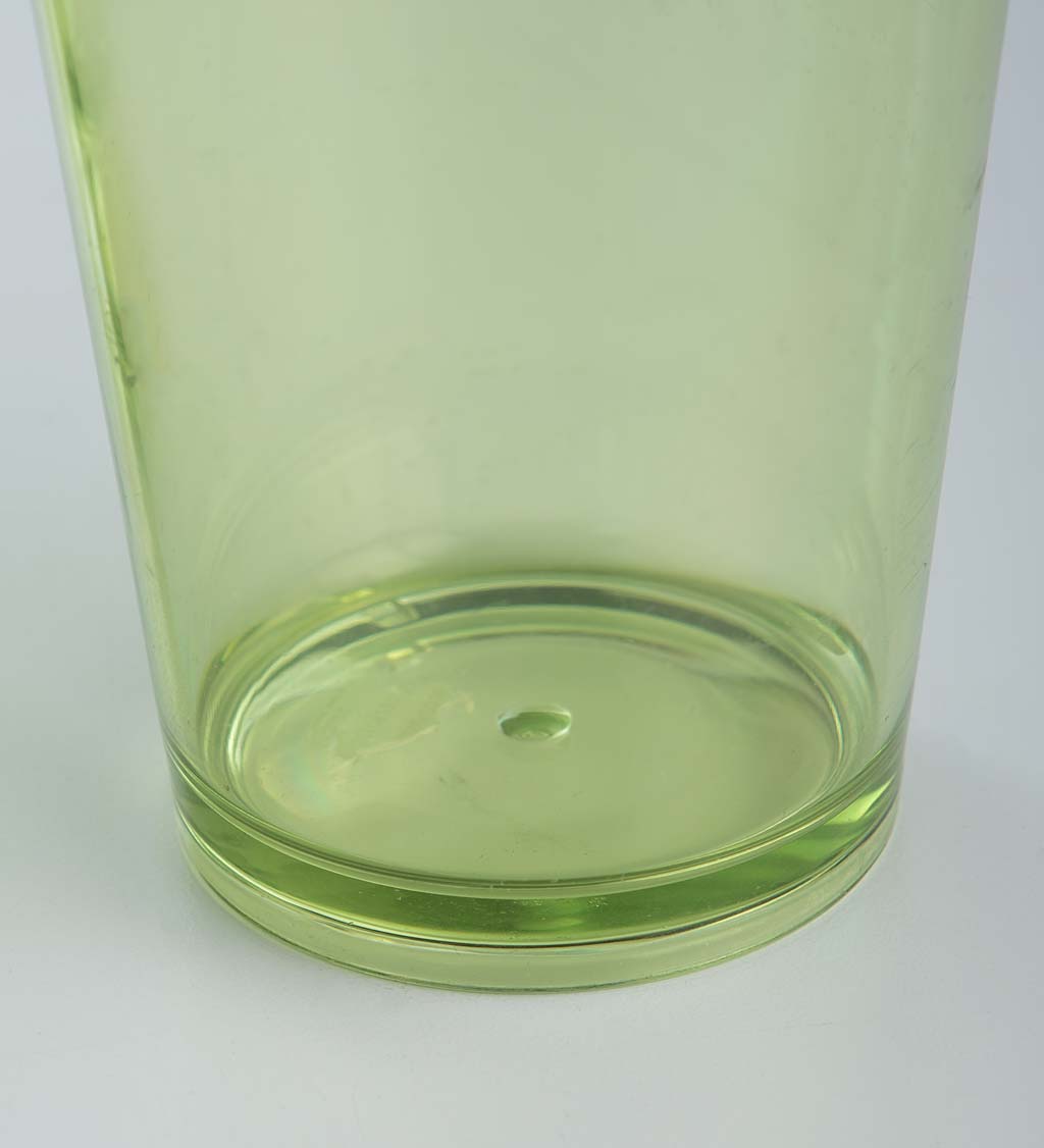 Moss Green Acrylic Tall 20 oz. Tumblers, Set of 6