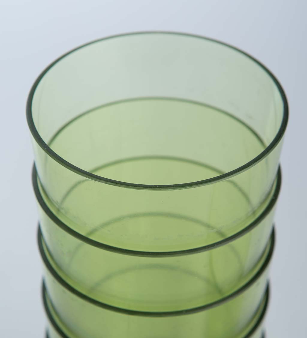 Moss Green Acrylic Tall 20 oz. Tumblers, Set of 6