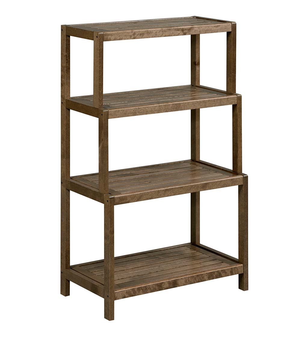 Farmhouse Four-Tier Shelf Bookcase