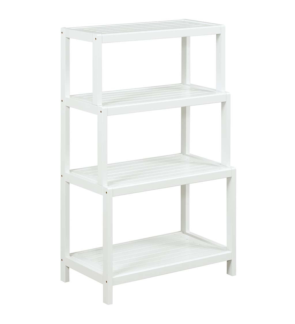 Farmhouse Four-Tier Shelf Bookcase