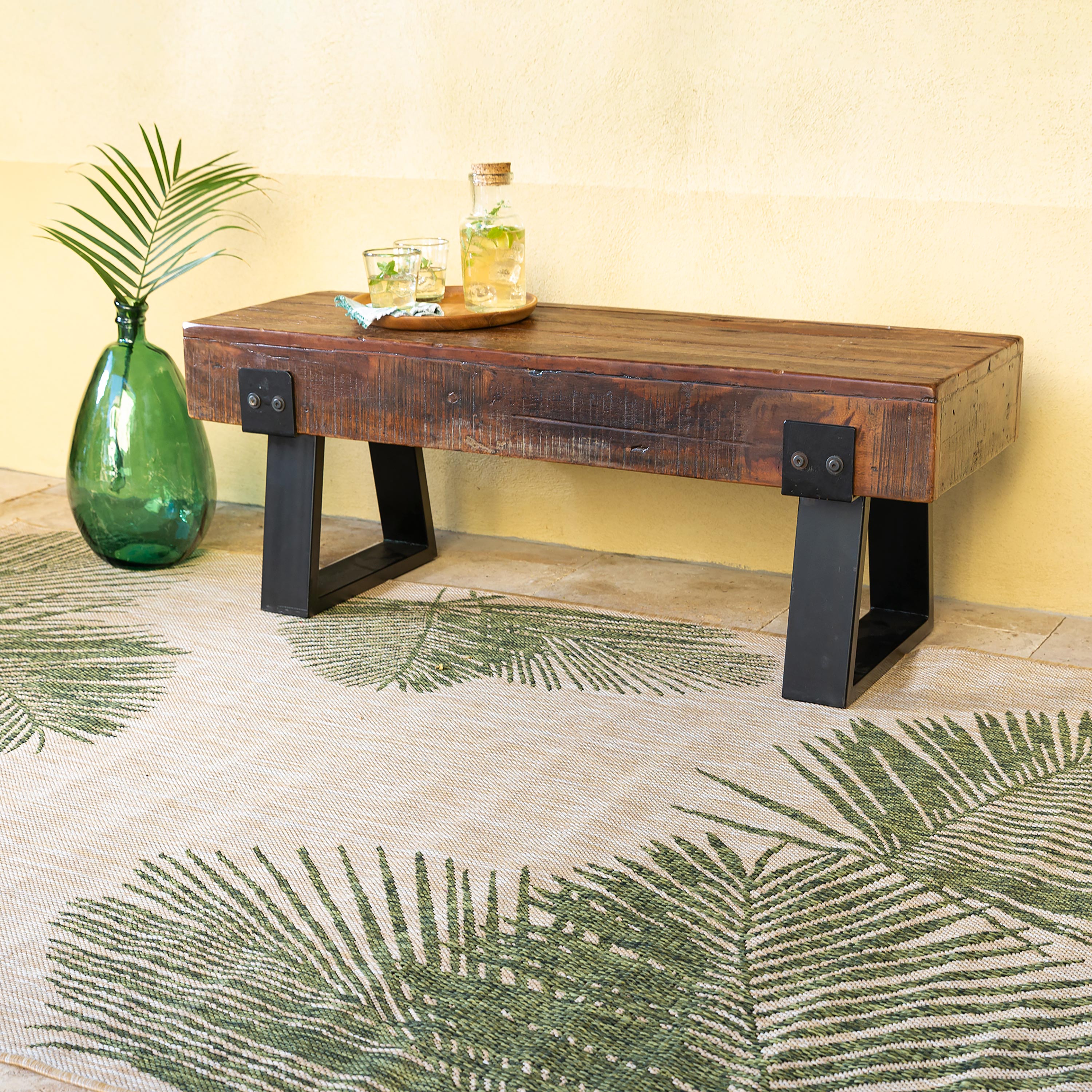 Indoor/Outdoor Textured Palms Polypropylene Rug