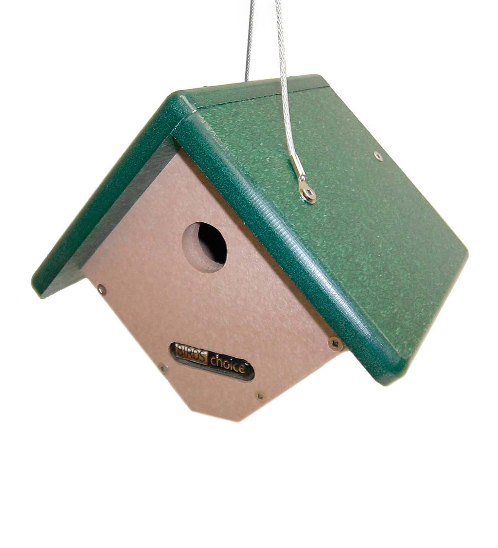 Recycled Plastic Poly-Lumber Hanging Wren House