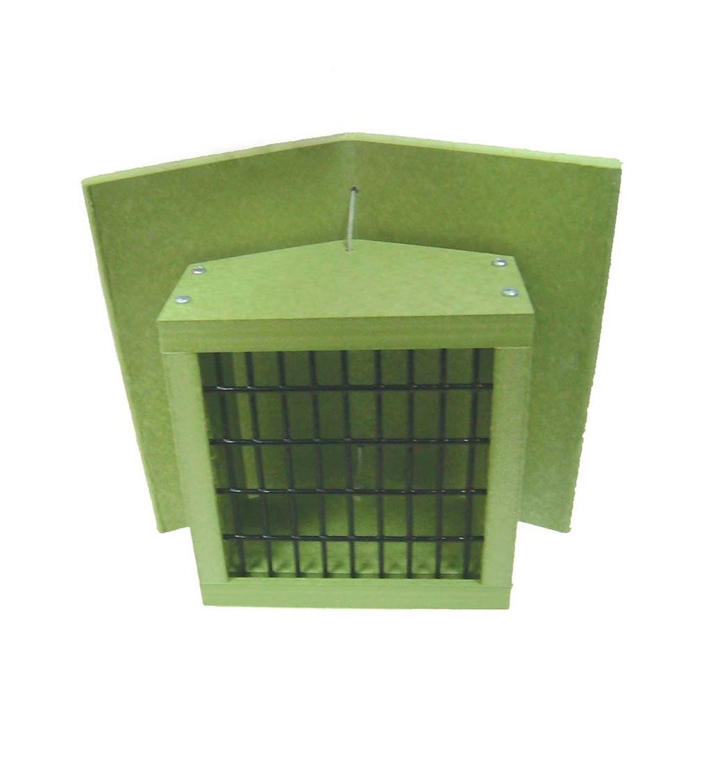 Recycled Plastic Poly-Lumber Upside-Down Suet Feeder
