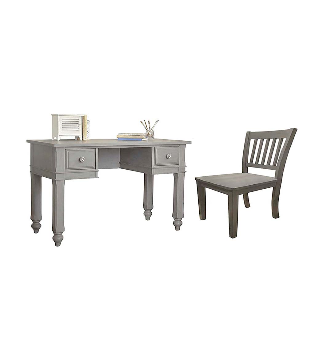 Lakeland Wood Writing Desk and Chair