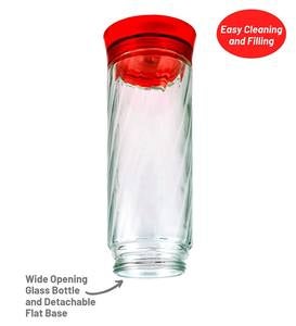 Diamond 30-Ounce Glass-Bottle Hummingbird Feeder