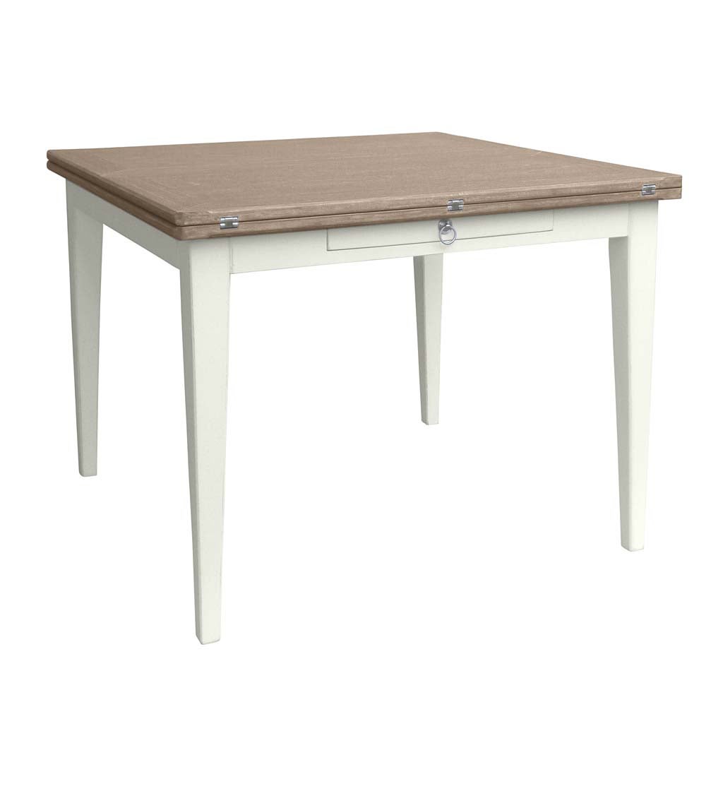 Laurel Ridge Farmhouse Collection Shelby Table with Fold-Out Leaves