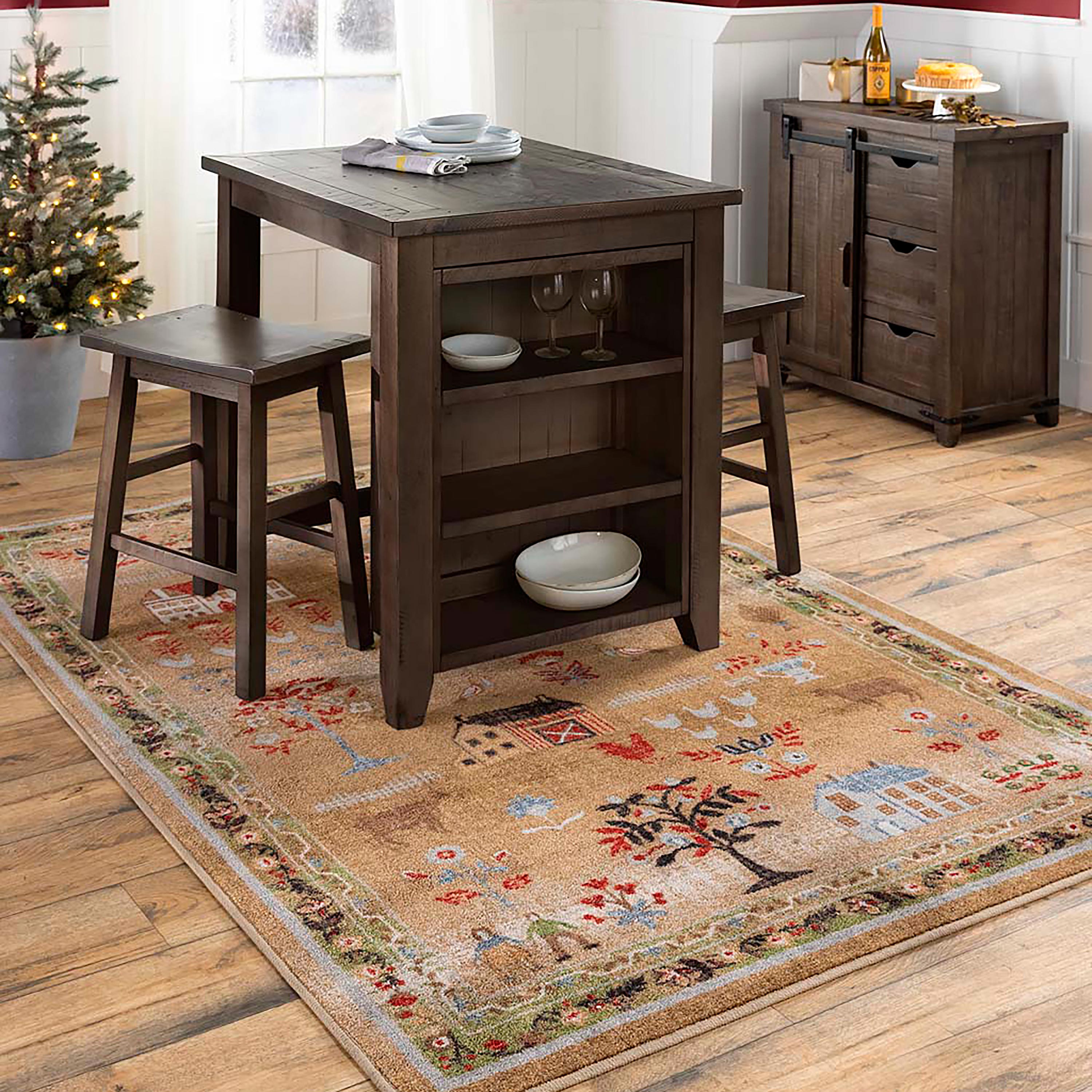 Cape Charles Barn Door Wood Storage Cabinet With Barnwood finish