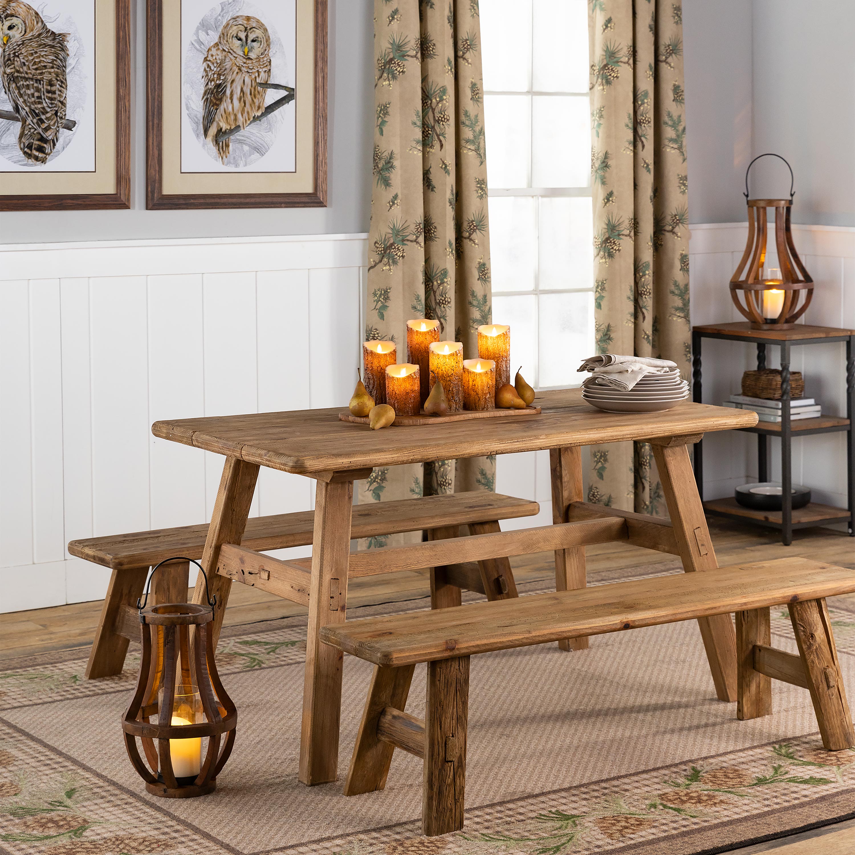 Rowan Ridge Reclaimed Wood Dining Set