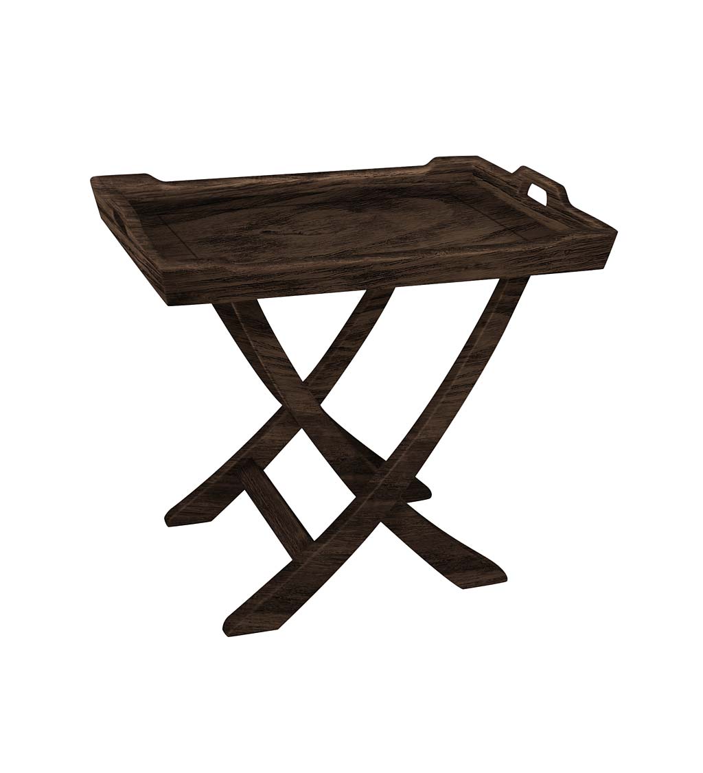 Laurel Ridge Farmhouse Collection Holden Tray Side Table