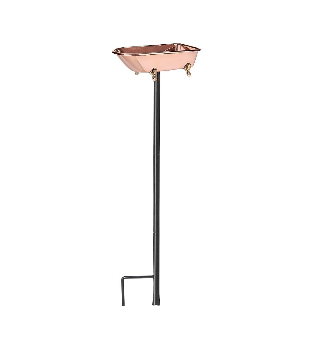 Splish Splash Birdbath, Polished Copper  - Copper