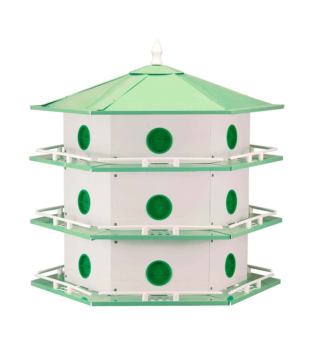 18 Room Aluminum Purple Martin House