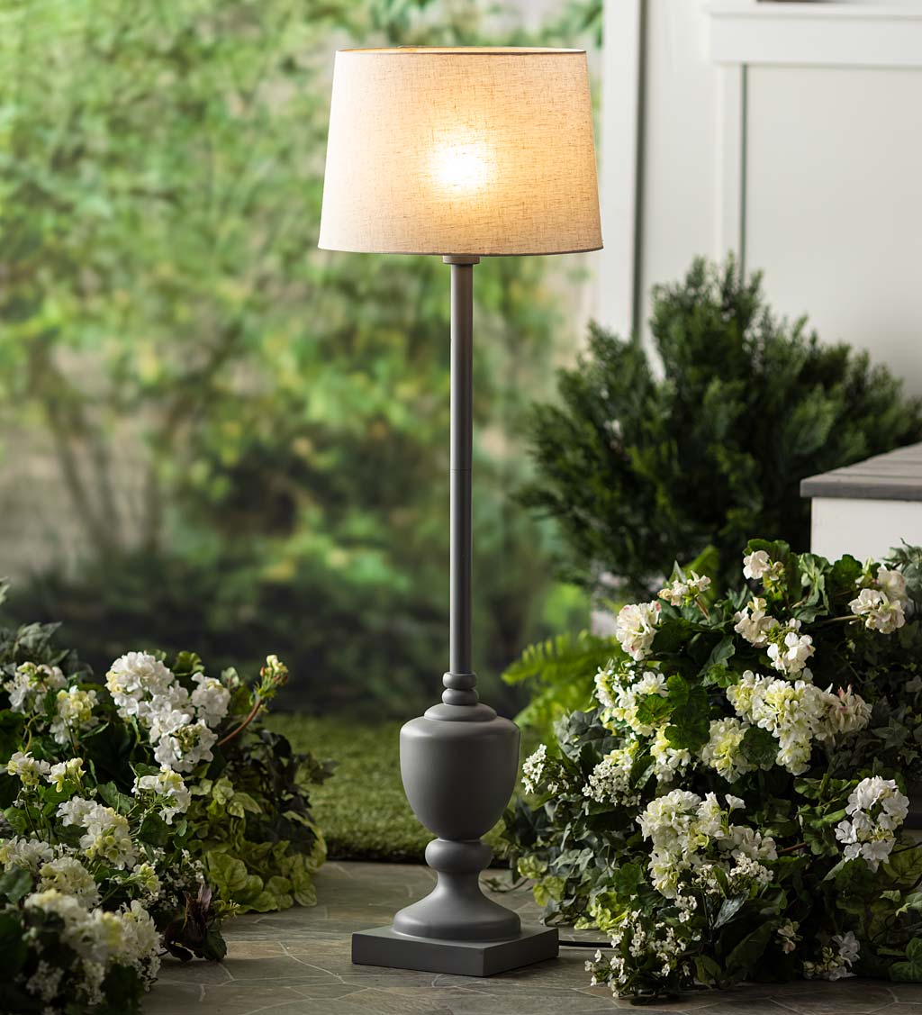 Weatherproof Outdoor Urn Floor Lamp