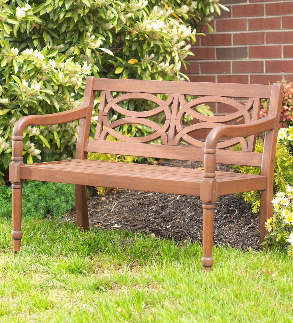 Hampton Eucalyptus Wood Garden Bench