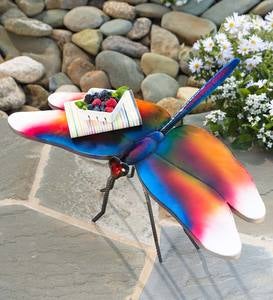 Metal Dragonfly Side Table