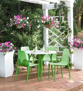 Faux Pink Petunia Hanging Basket