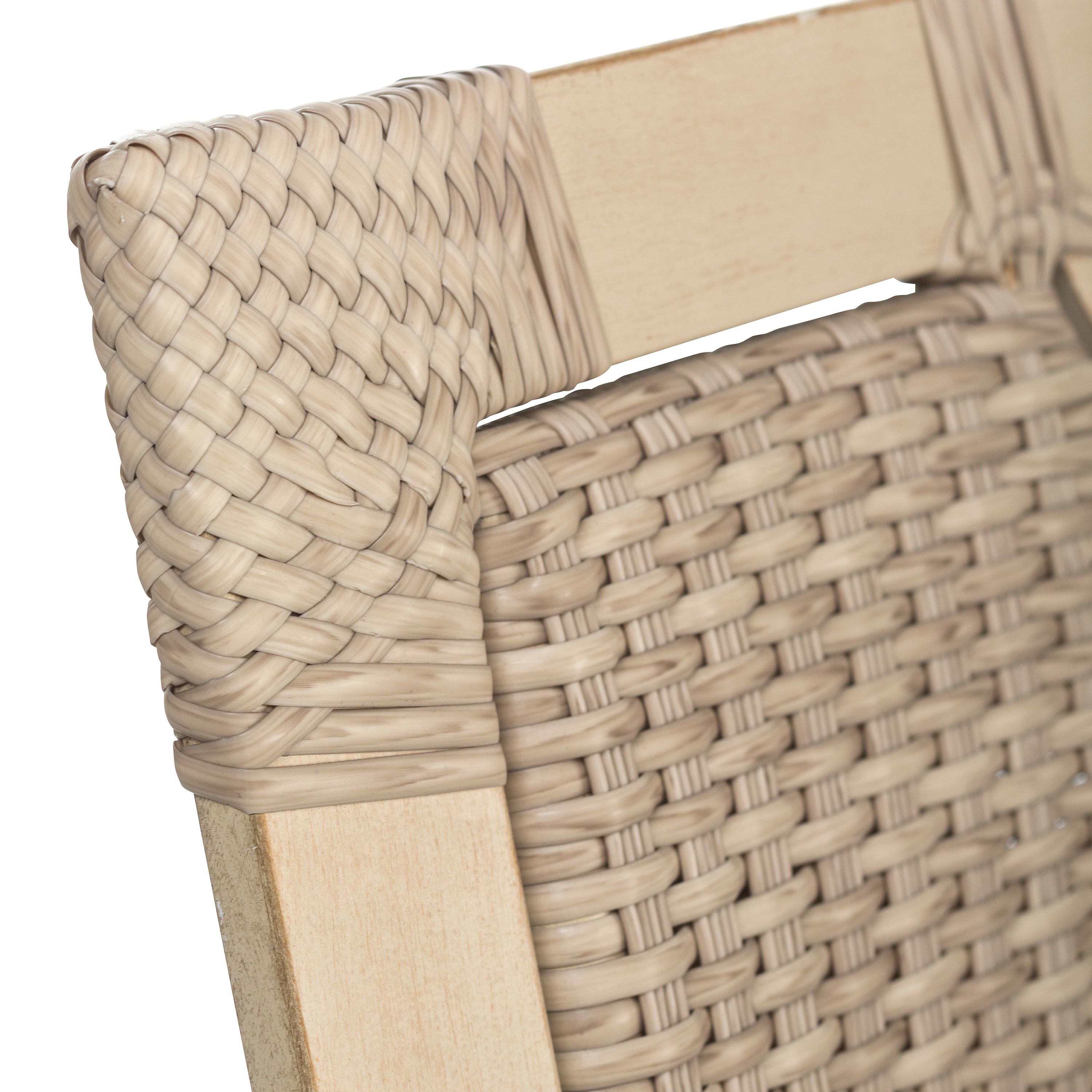 Urbanna Driftwood Premium Wicker Four Piece Set with Cushions