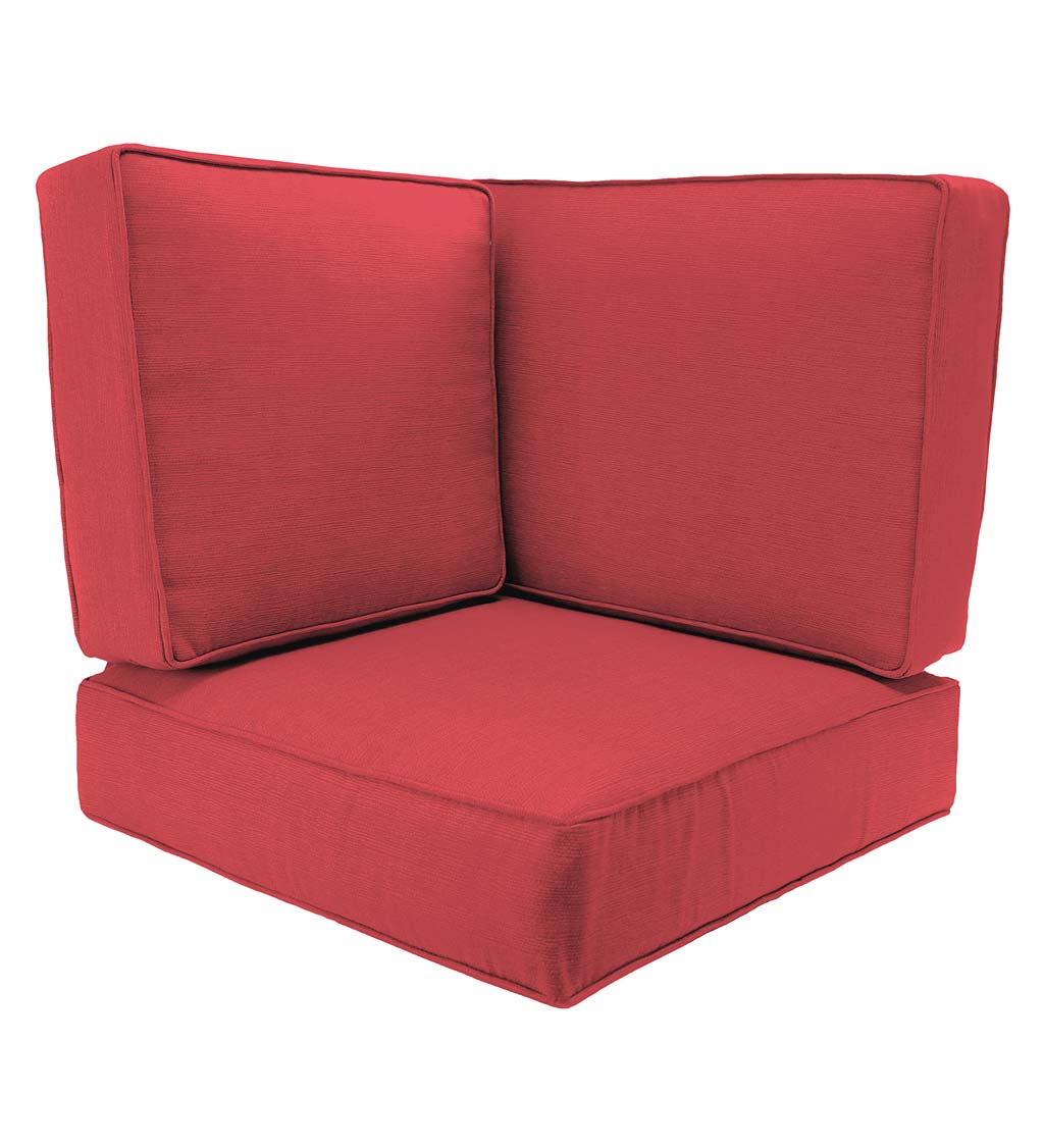 Seat and Back Replacement Cushions for Claremont Sectional Corner Chair, Set of 3