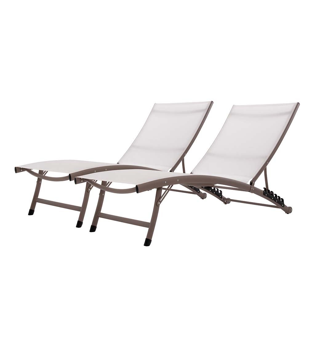 Clearwater Aluminum Lounge Chair Set