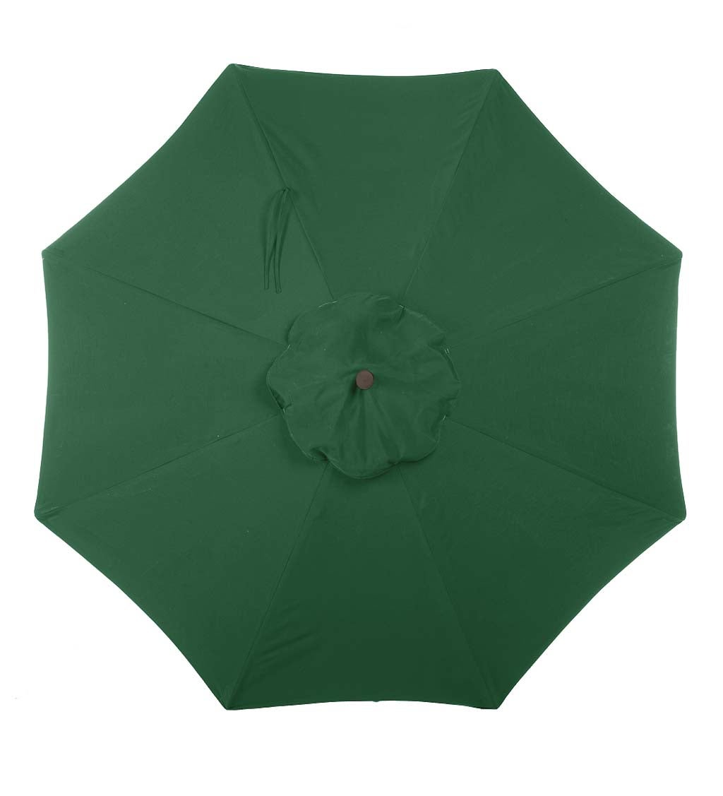 Deluxe 9' Aluminum Umbrella with Sunbrella Canopy