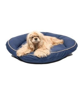 Twill Bolster Pet Bed