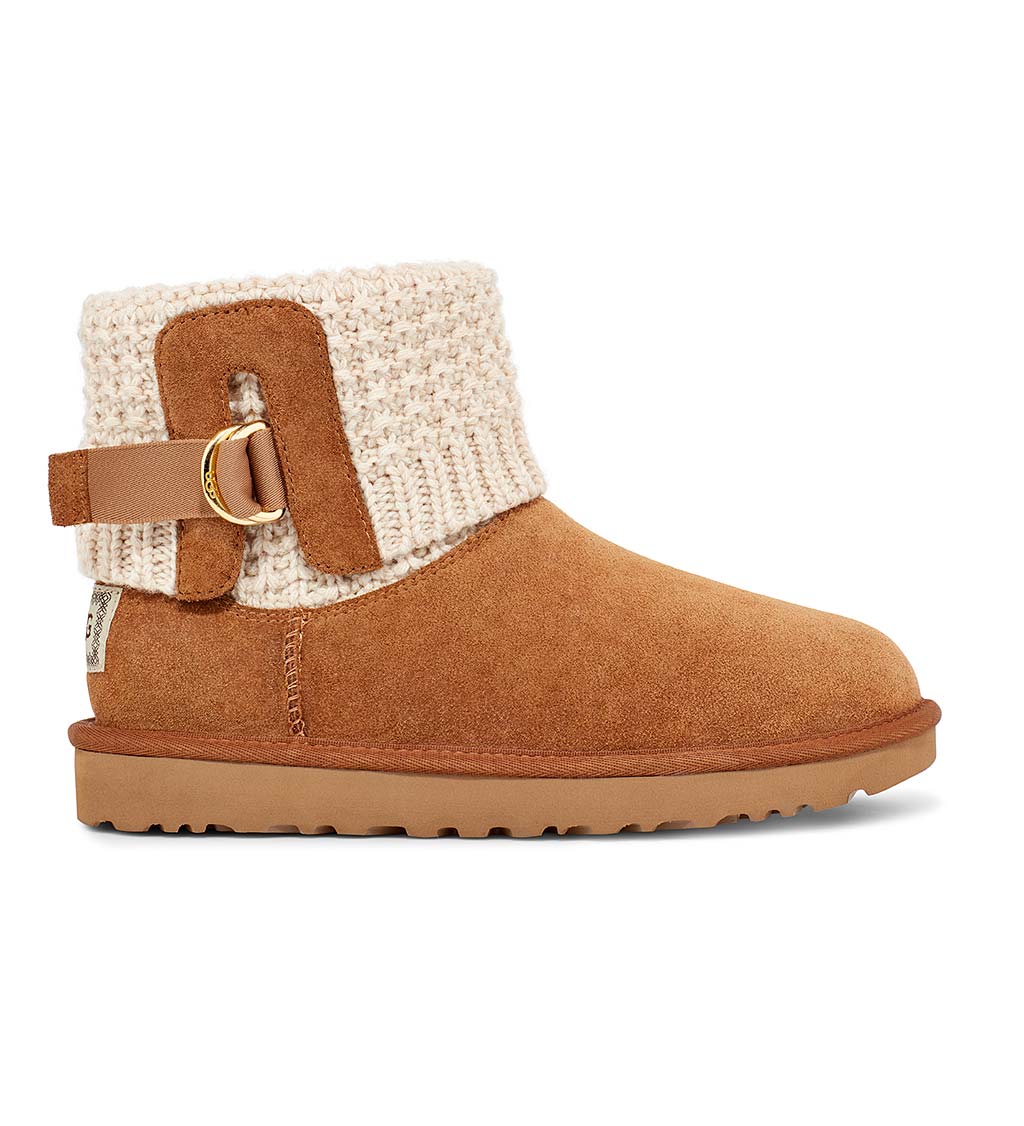 UGG Classic Solene Mini Knitted Boots with Adjustable Cuff