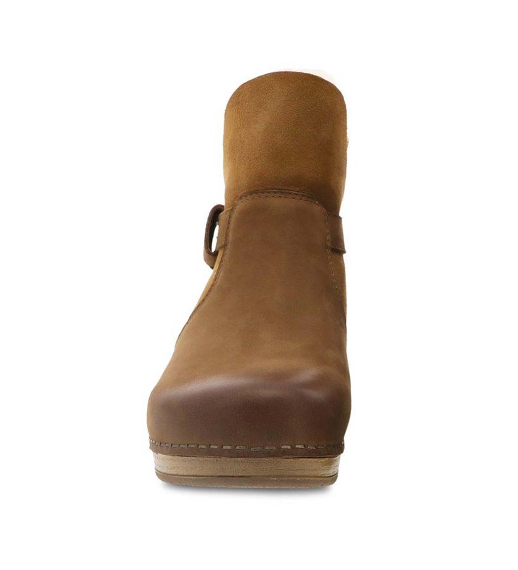 Dansko Bessie Nubuck Pull-On Booties