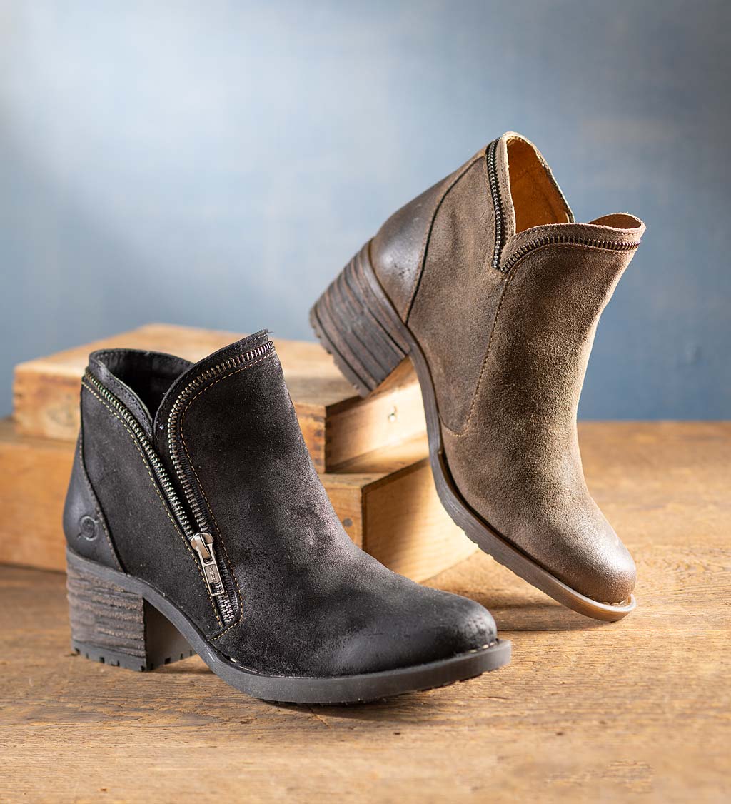 Born Montoro II Zip Ankle Boots