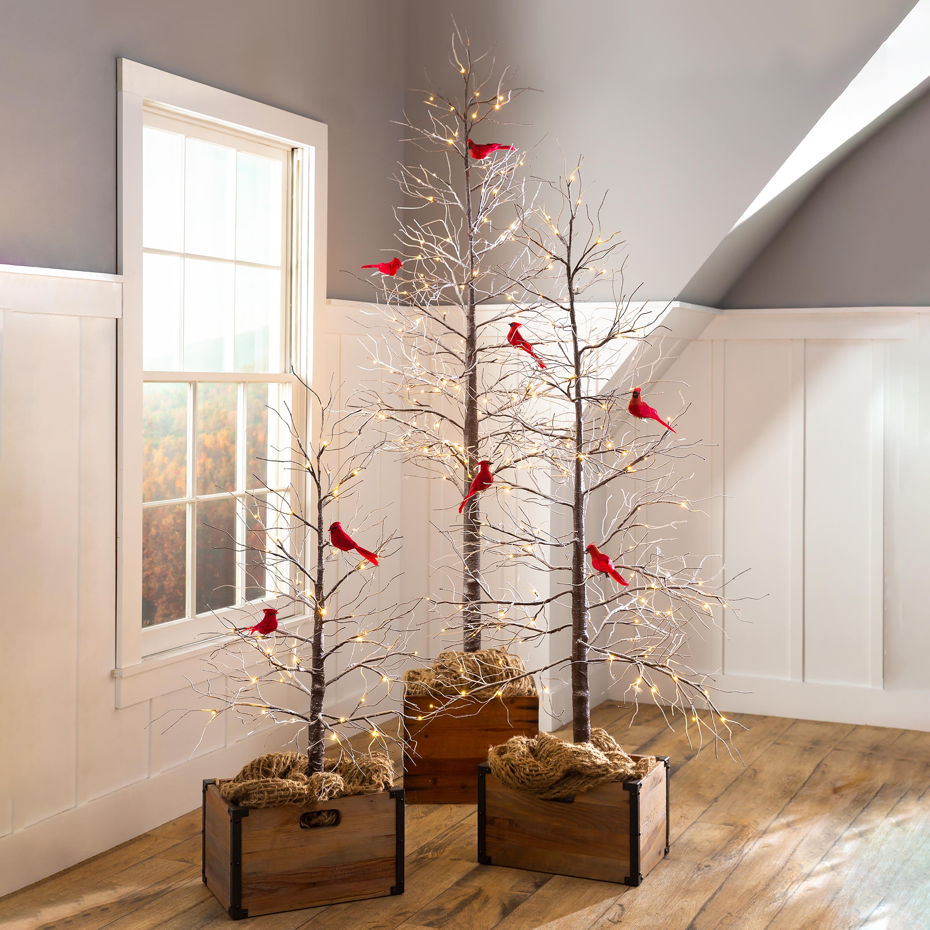 Indoor/Outdoor Snowy Lighted Tree