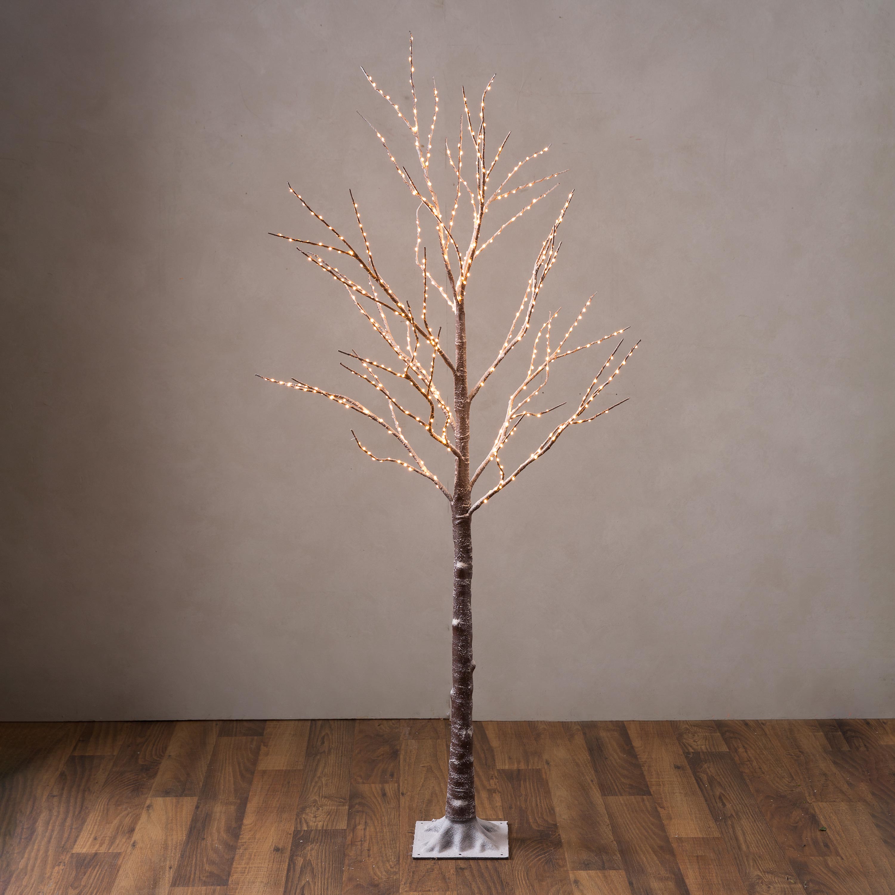 Large Indoor/Outdoor Birch Tree with 600 Warm White Lights