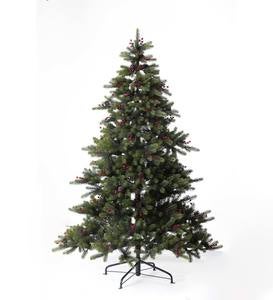 Lighted Outdoor Chippewa Spruce Faux Christmas Tree