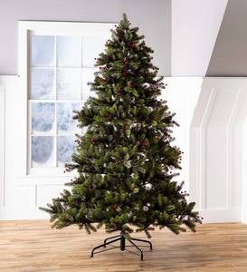 Lighted Outdoor Chippewa Spruce Faux Christmas Tree