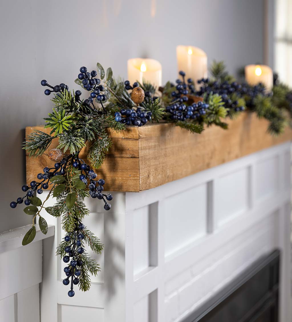 Frosted Blueberry Holiday Garland