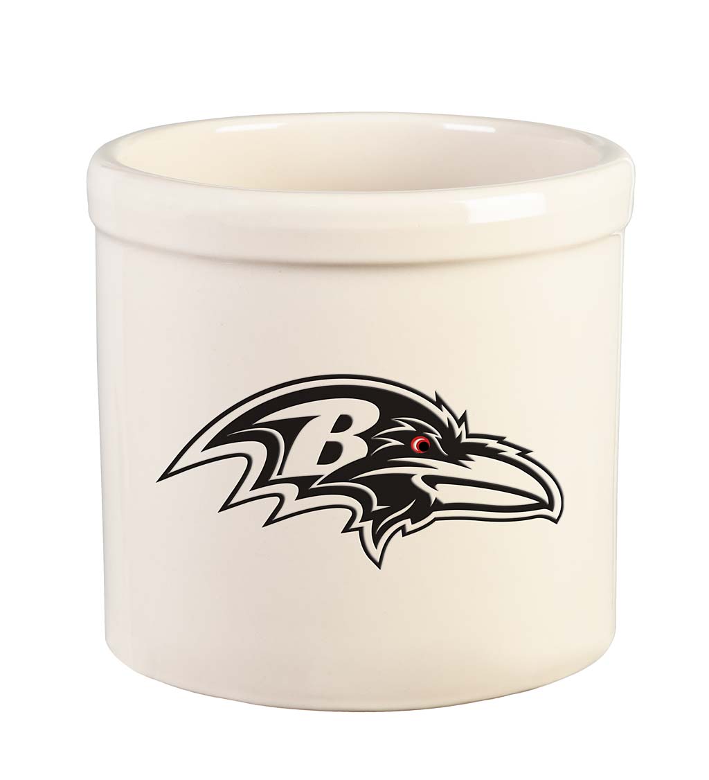 NFL Team Logo Stoneware Crock