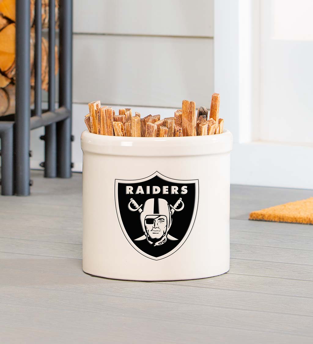 NFL Team Logo Stoneware Crock