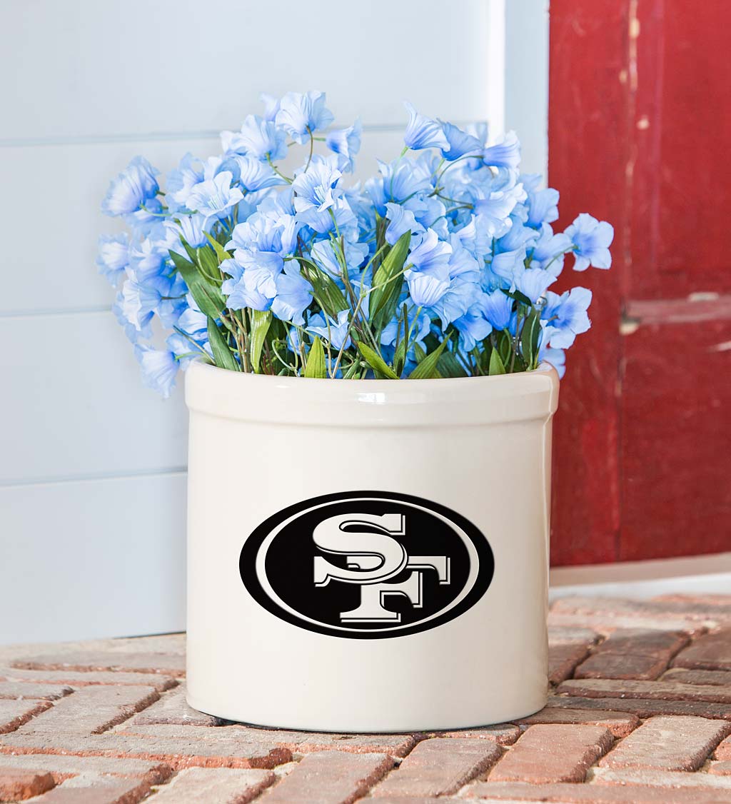 NFL Team Logo Stoneware Crock