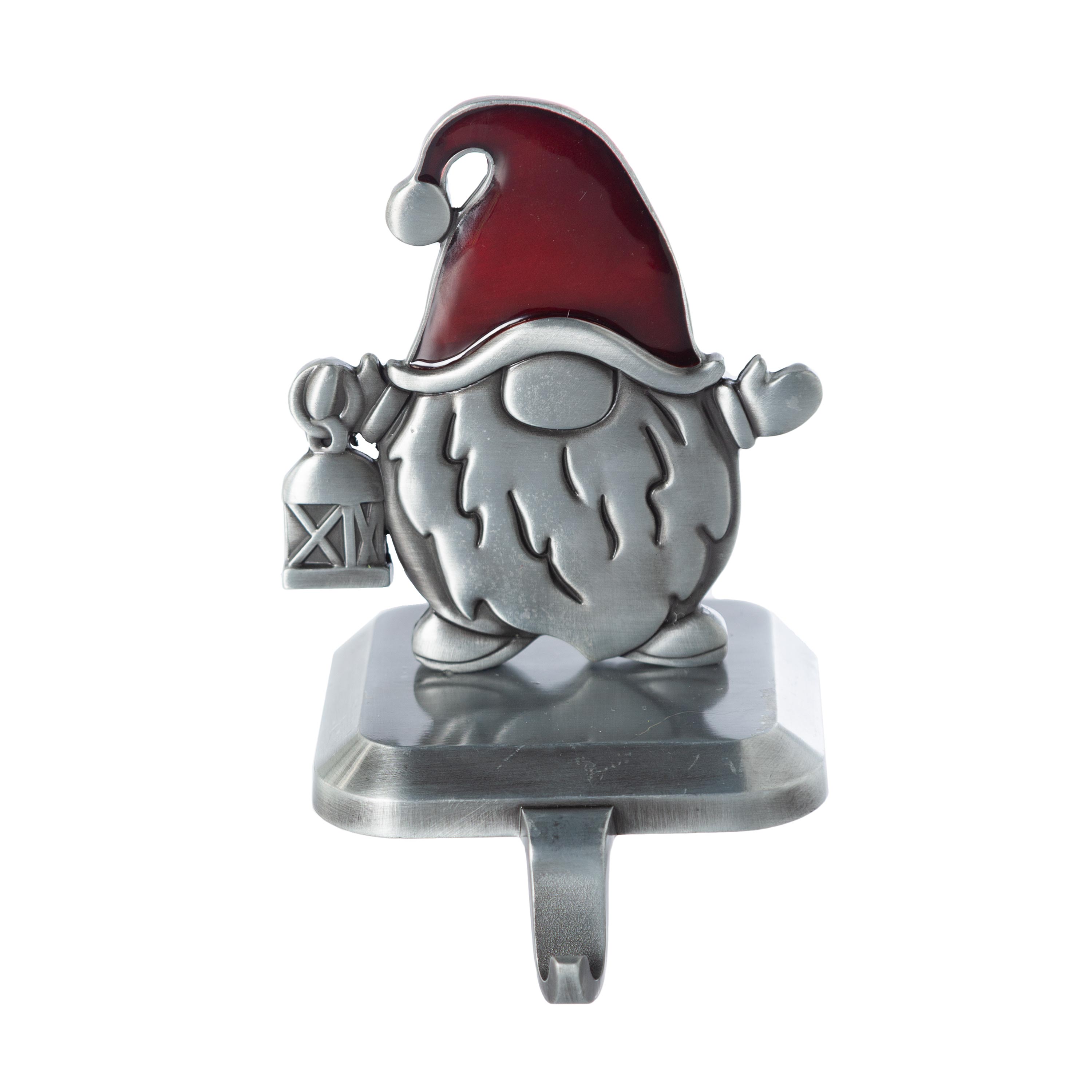 Santa Gnome Christmas Stocking Hanger