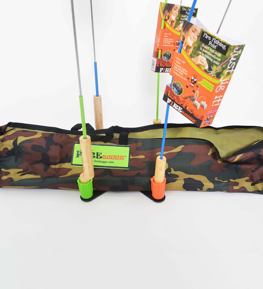 6-Piece Campfire Cooking Family Fun Pak with Camo Bag