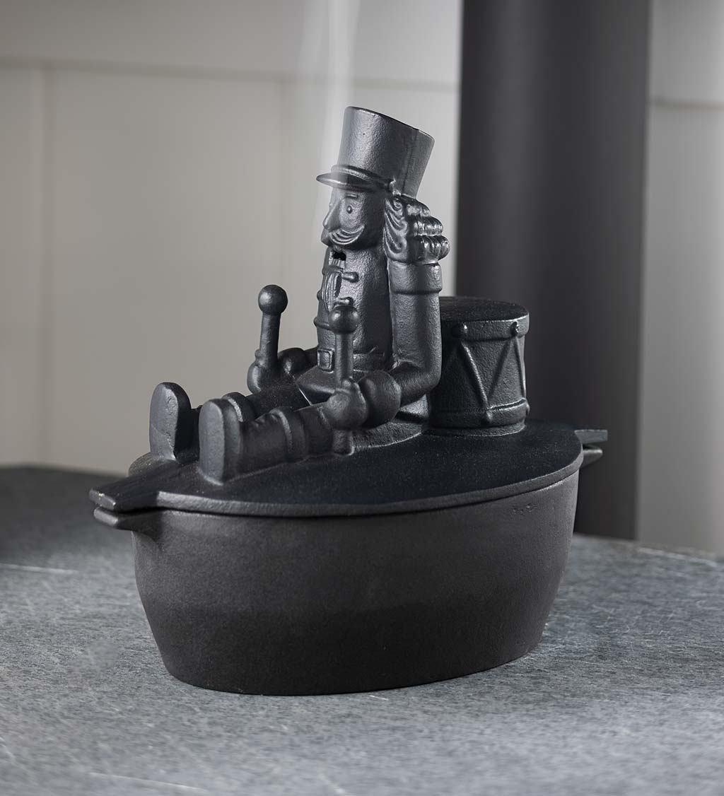 Cast Iron Nutcracker Wood Stove Steamer