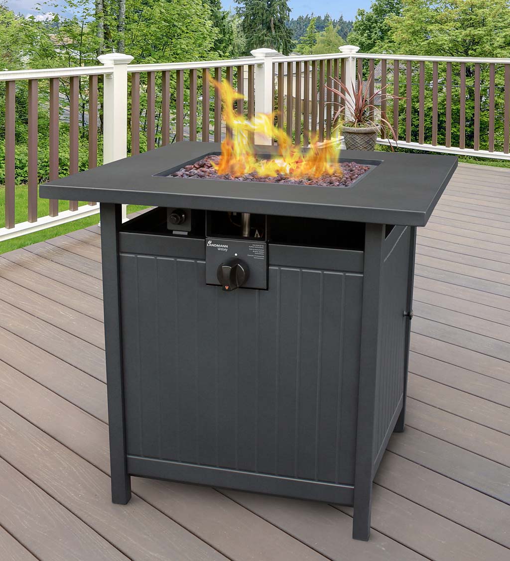 Wesley Propane Gas Fire Table - Black