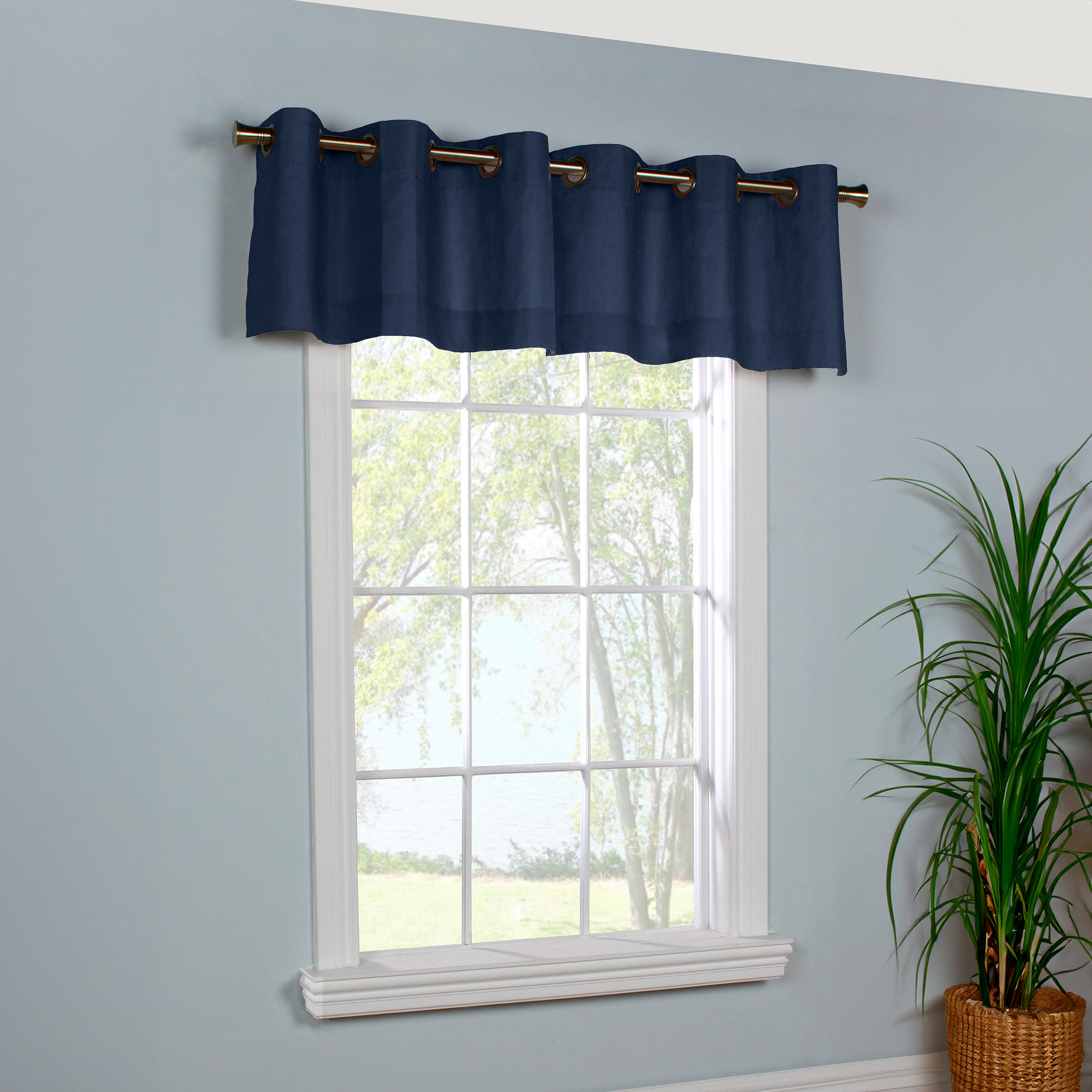 84"L Double-Width Thermalogic Energy Efficient Insulated Solid Grommet-Top Curtain Pair