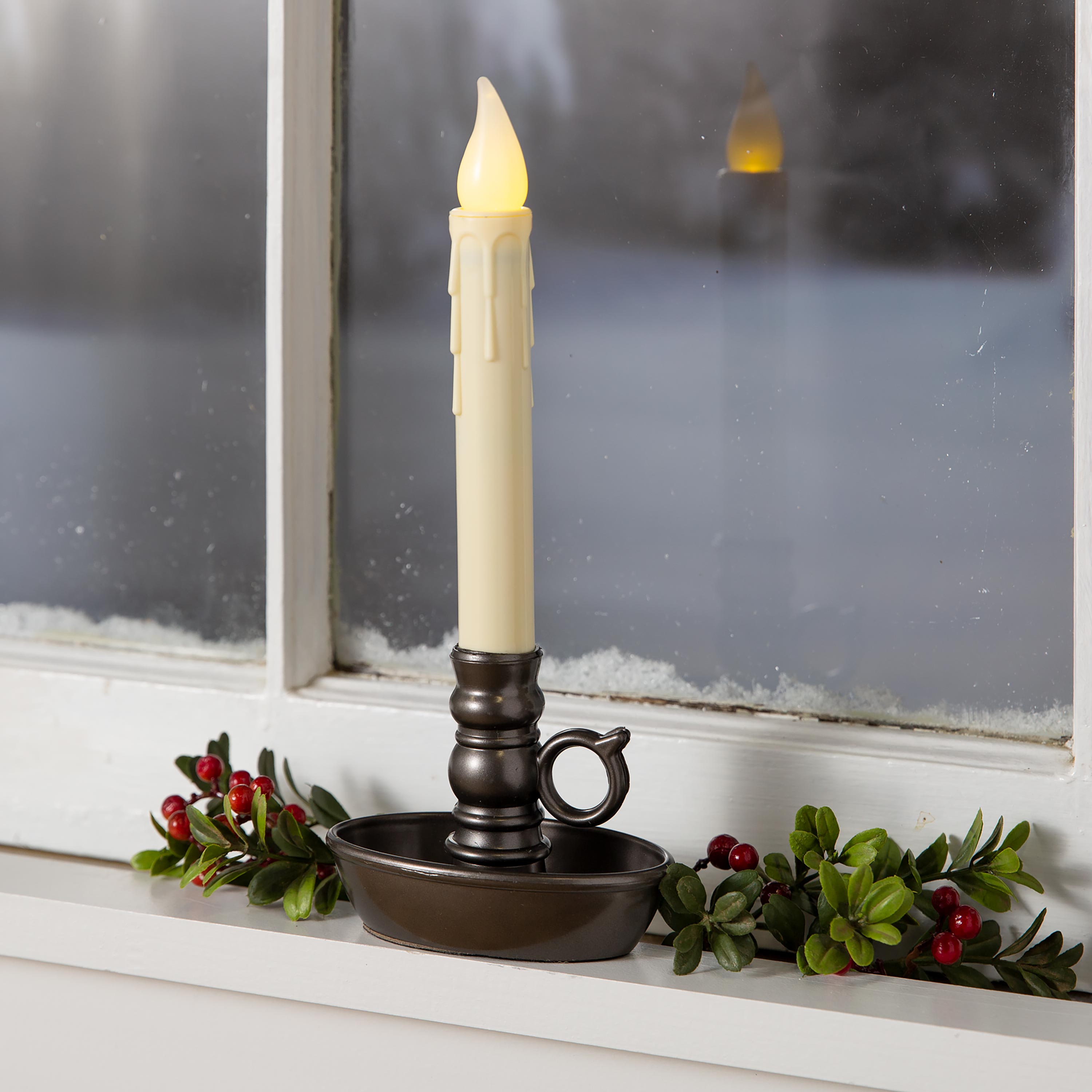 Battery-Operated Colonial Window Candles