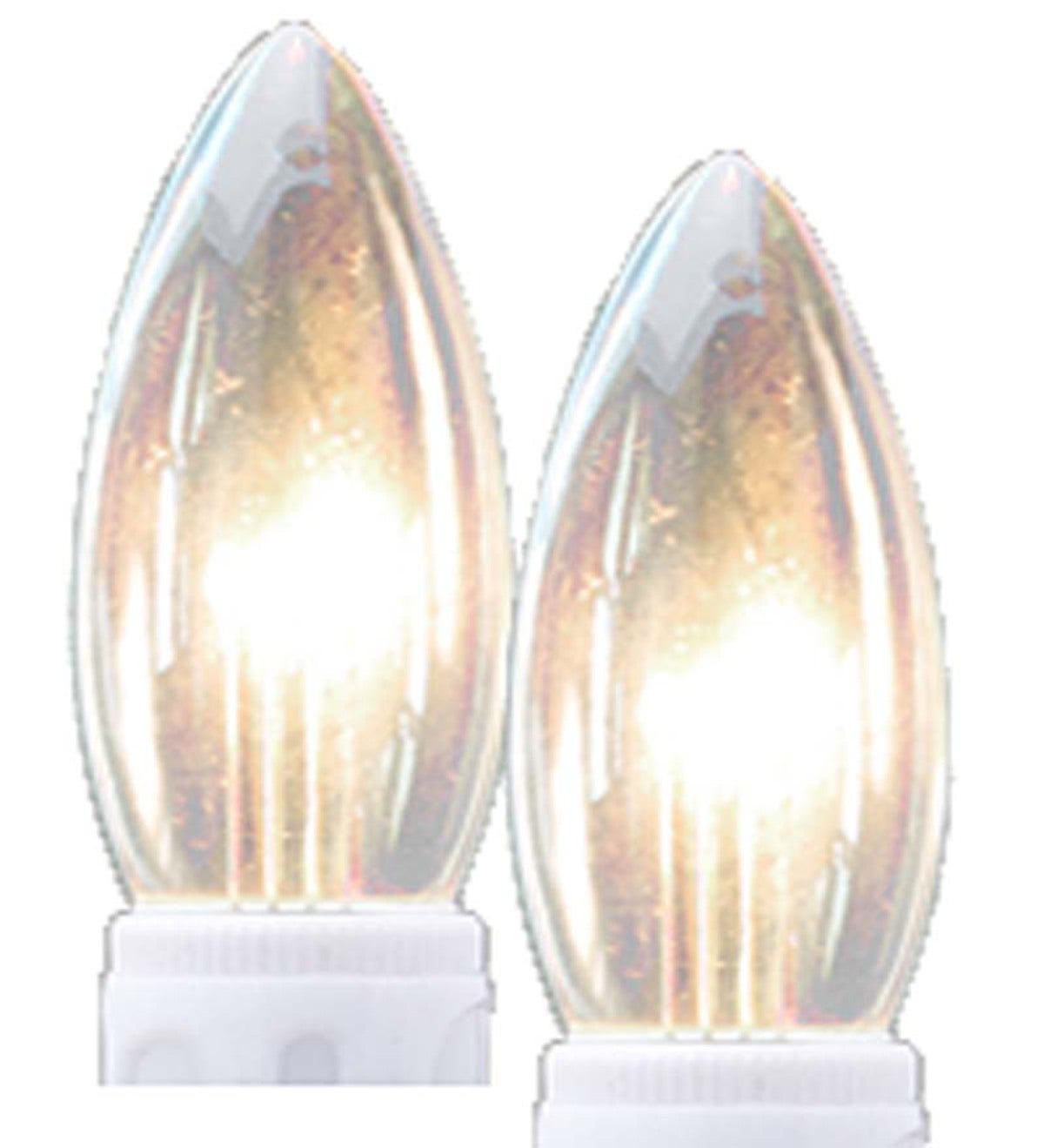 Outward-Facing LED Replacement Bulbs, Set of 2
