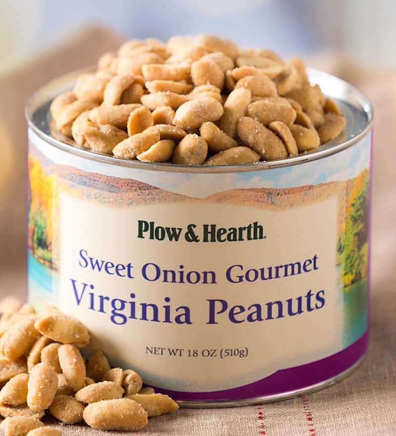 Sweet Onion Virginia Peanuts, 18 oz. Resealable Tin