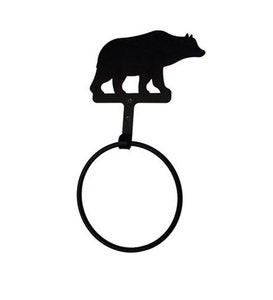 USA-Made Wrought Iron Decorative Towel Ring