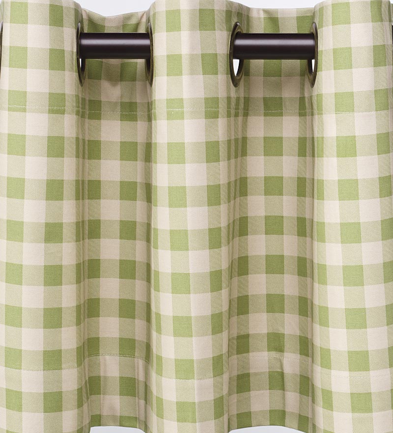 Thermalogic™ Energy Efficient Insulated Check Grommet-Top Curtain Pairs